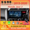Автомагнитола Android 14 Carplay Для Honda Jazz 3 2015-2020 Fit 3 GP GK 2013-2020 RHD Мультимедийный Видеоплеер Стерео GPS Головное Устройство