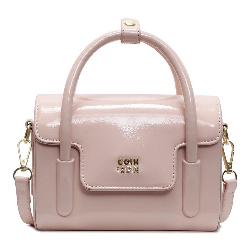 Модная сумочка простая и популярная ретро кожа с масляной восковой пропиткой маленькая квадратная сумка универсальная повседневная однотонная нишевого дизайна сумка-мессенджер