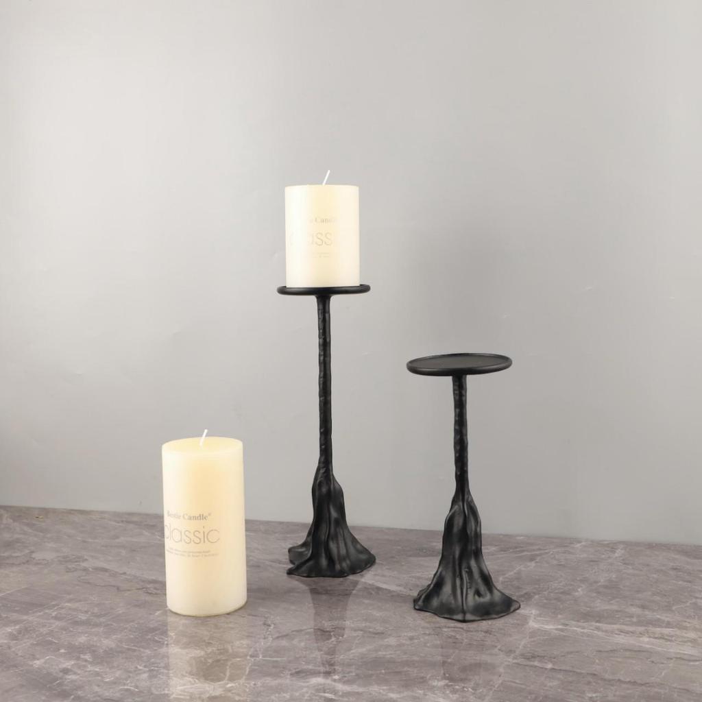 European Luxury Resin Hill Candlestick: Elegant Desk Ornament for Home, Restaurant, or Hotel Décor