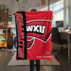 Western Kentucky Hilltoppers Print Flannel Blanket High Quality Warm Comfortable Cover for All Seasons Perfect for Gifts Home Decor