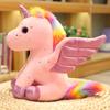 Cute Unicorn Plush Toy Unicorn Plush Pendant Toy for Kids Angel Wings Pegasus Doll Rainbow Unicorn Toy Birthday Gifts