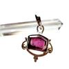 Natural Raw Pink Tourmaline Gemstone 925 Sterling Silver Pendant 0.7 ", Gift 033