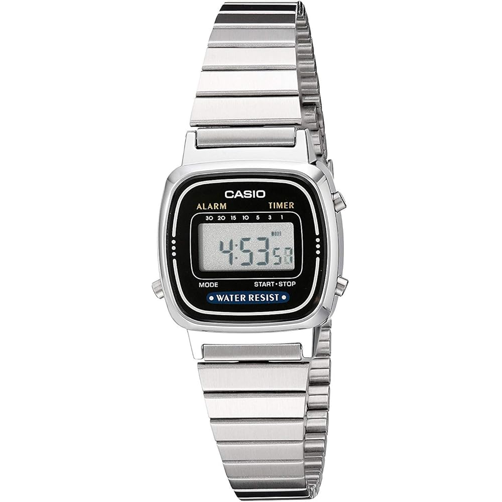 Casio Standard Digital Quartz Women's Wristwatch LA670WA-1 Black