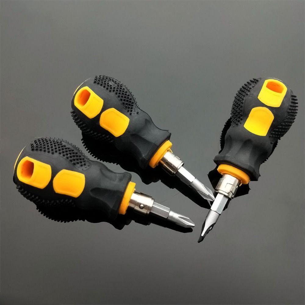 Compact Radish Head Screwdriver Phillips Slotted Screwdriver Mini Screwdriver DIY