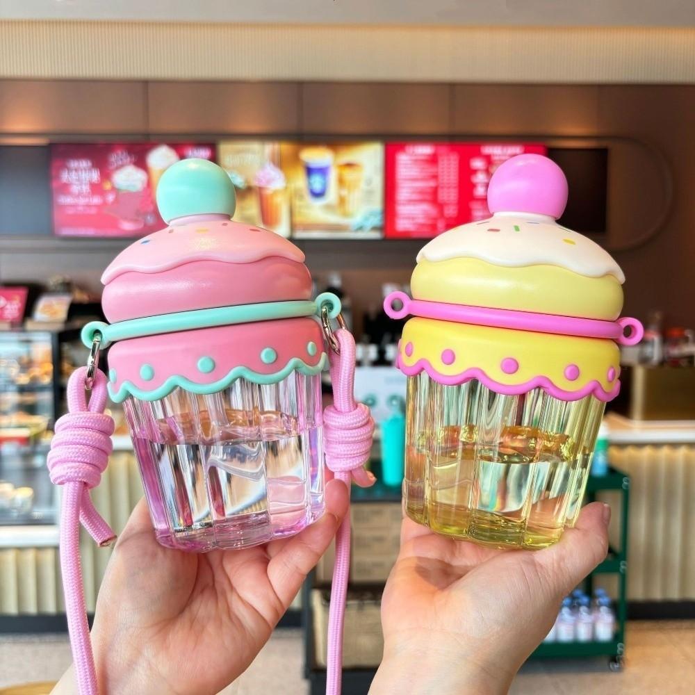 Transparent Clear Tumbler Crossbody Hanging Rope Iced Coffee Cup Drinkware Suction Cup  Home Use