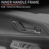 Для Toyota PRIUS 60 Series 2023 2024 Внутренняя дверная панель, защитная крышка внутренней ручки, внутренние молдинги, наклейка в стиле авто