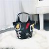 Instagram Influencer Little Tomato With The Same Letter Graffiti Vegetable Basket Tote Handbag Bucket Bag 2020 New Women's Bag