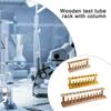 Wood Test Tube Rack Centrifuge Tube Holder 22mm Test Tube Dropper Organizers Stand For Science Experiment and School Lab