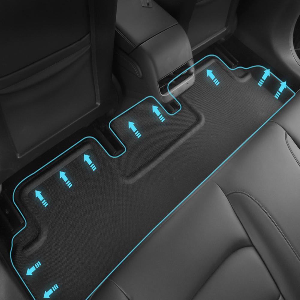 3 шт. коврики для автомобилей всепогодные автомобильные передние и задние коврики водонепроницаемые коврики вертикальные зернистые автомобильные коврики