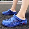 Summer Men Sandals Light EVA Men's Casual Shoes Hole Shoes Clogs Lovers Home Garden Outdoor Male Beach Flat Slippers Big Size 49