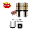 P21W/BA15S 1156 LED Turn Signal Light Bulb, 144SMD, 12V, 180° Socket, Amber/White/Red, Fits Toyota, Honda, Ford, Hyundai, 2-Pack