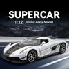 1:32 Koenigsegg jesko модель автомобиля детская сплав спортивный автомобиль игрушечная машина коллекция украшения подарок мальчику