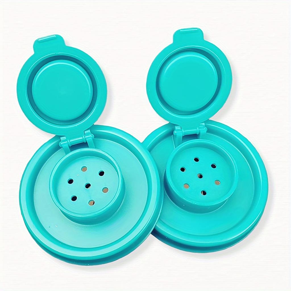 [Влагозащищенные] Пластиковые солонки и перечницы с крышками | 2 шт. | Пластик | Влагозащищенные, с таймерным покрытием | Для дома, кухни, ресторана, кемпинга