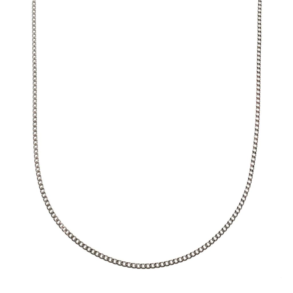 Platinum Necklace Pt850 S Kihei Chain Made In Japan Certification Seal 40cm Pull Ring [Fairy Kallet] 2-sided 4.5g