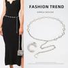 Pearl Chain Women's Fashionable and Versatile Dress Body Chain Decoration Inlaid Metal Waist Chain Women