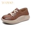 Women and Schoolgirls Wear Comfortable Casual Shoes In Natural Leather In Summer, Spring and Autumn