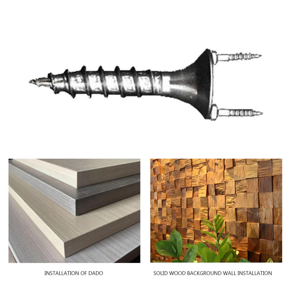 50 шт. двусторонние бесшовные гвозди для плинтуса Y-образной формы, невидимые шурупы для ног