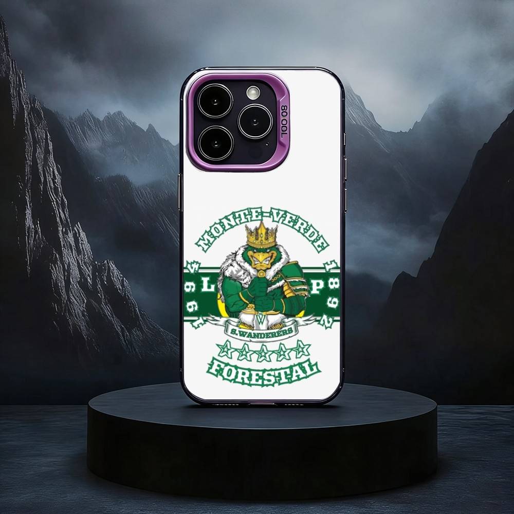 S-Santiago W-Wanderers 1892 Phone Case For iPhone17,16,15,14,13,12,11 Plus,Pro Max Black Candy silver phone case