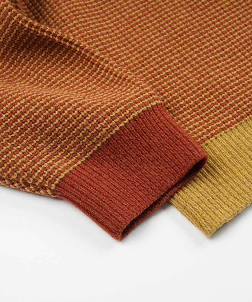 FRIZMWORKS Rollneck Ringer Knit _ Orange