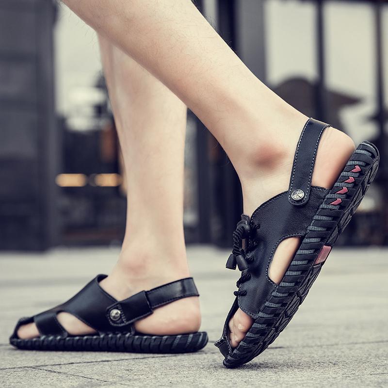 Повседневная обувь для мужчин. Качественная обувь для отдыха на резиновой подошве. Сандалии.