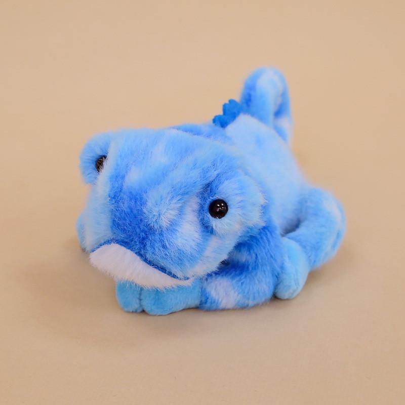 Plush Animal Keychain With Magnetic Color Changing Chameleon For Cute Gift And Decoration