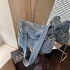Denim Bag Women's New Casual Versatile Shoulder Messenger Bag Retro Class Commuter Tote Bag