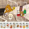 Милый чехол для телефона Rilakkuma для iPhone 11 12 13 14 Mini Pro Max XR X XS TPU Прозрачный чехол для 8 7 6 Plus SE 2020