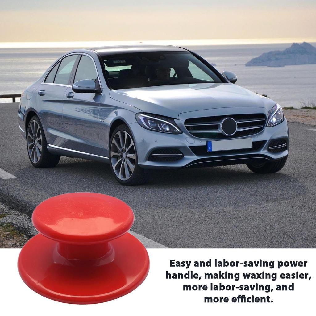 Автомобильная губка - Аппликатор с ручкой, Детейлинг-инструмент для полировки автомобиля