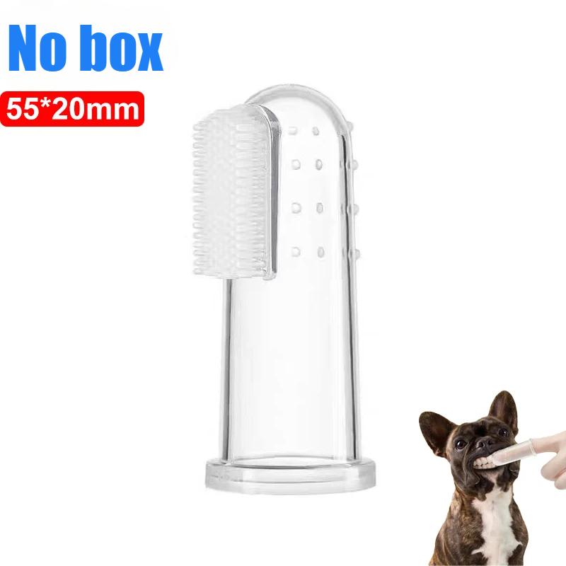 Чистка зубов для собак, супер мягкая зубная щетка на палец, прозрачный инструмент для чистки зубов у кошек, принадлежности для щенков, аксессуары