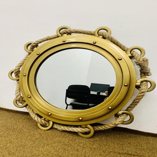 40,64 см круглый иллюминатор на веревке алюминиевый портовый зеркальный настенный иллюминатор для корабля домашний декоративный