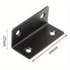 16 шт. L-образный угловой металлический кронштейн, угловой кронштейн, крепежный элемент, прямоугольные кронштейны, ножки стола из нержавеющей стали, мебель