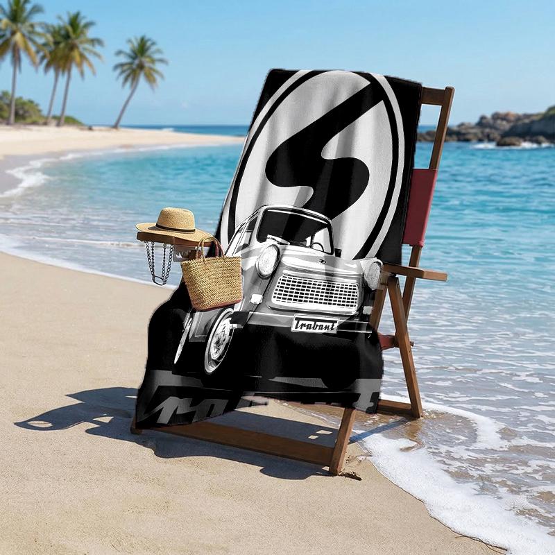 Trabant Fashion Beach Towel: Ideal for Summer Adventures Soft, absorbent and quick drying suitable for swimming and bathing