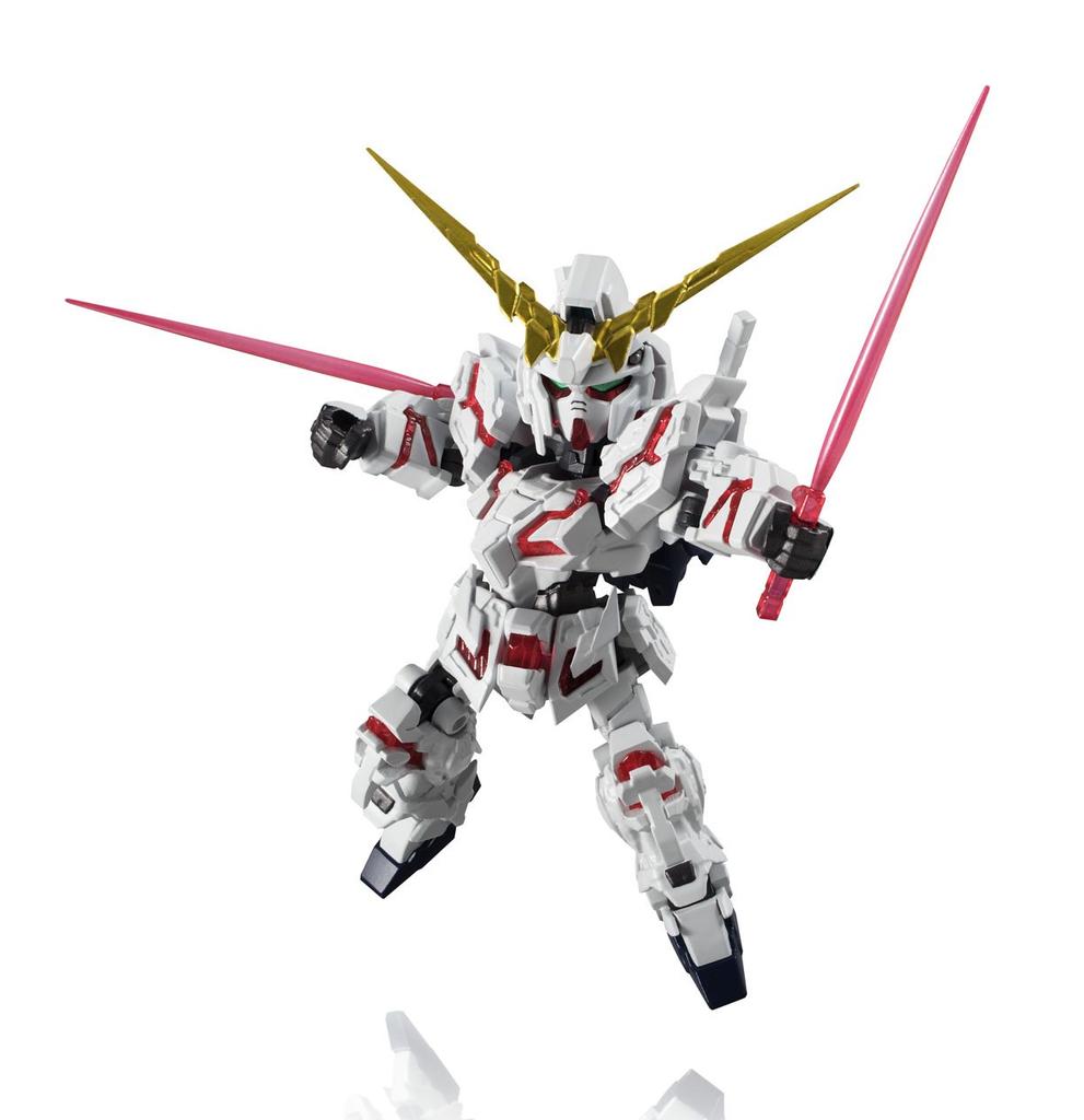 TAMASHII NATIONS NXEDGE STYLE Мобильный костюм Гандам UC [MS UNIT] Единорог Гандам (Режим уничтожения) приблизительно. 100 мм ABS&PVC окрашенная подвижная фигурка