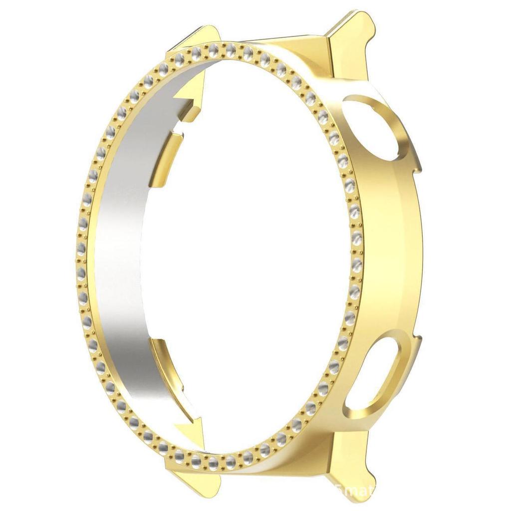 Защитный полуобхватывающий гальванизированный чехол с бриллиантами для Huawei Watch GT5 Pro 42 мм