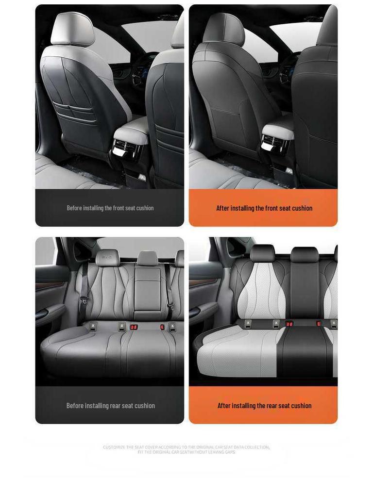 BYD Seal DMI Leather Seat Covers: Universal, Full Coverage & All-Season