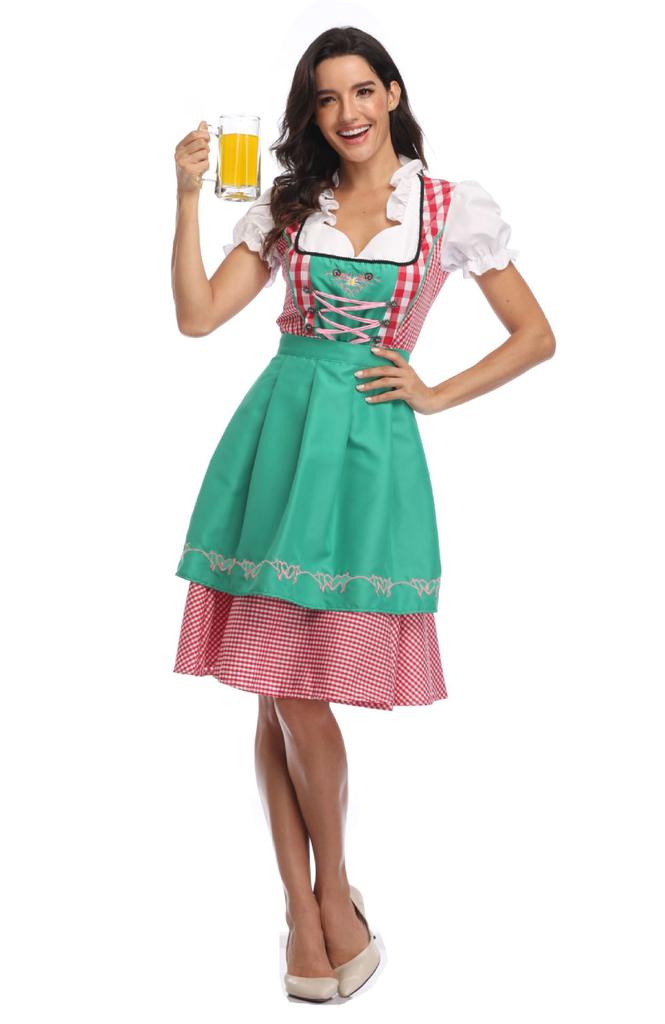 Женское платье Баварии Октоберфест, мужской костюм Dirndl Lederhosen, пивной карнавальный наряд, нарядное платье