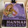 Miley Stewart Printed Flannel Blanket, soft throw for bedroom sofa, washable, fan merchandise, great gift.