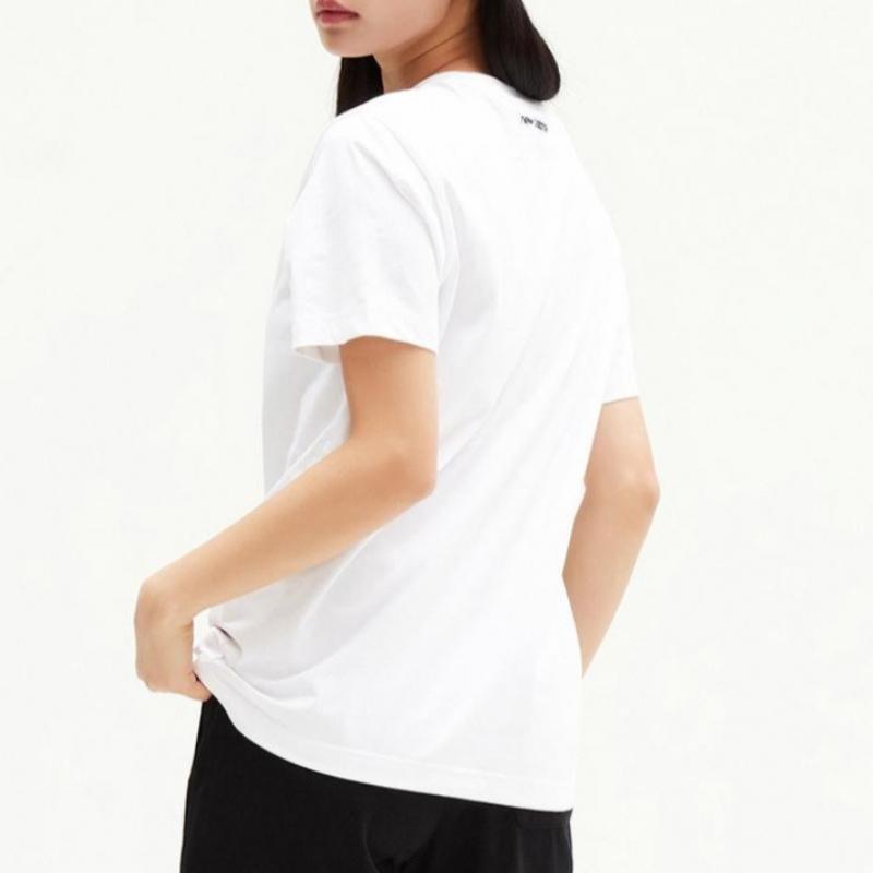 New Balance Футболка унисекс с коротким рукавом и логотипом для пары Nbnee21013