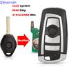 Jingyuqin Modified Car Remote Control 315/433/868Mhz With Pcf7953 ID46 Chip For BMW CAS2 1 3 5 6 Series E93 E60 Z4 X5 X3 HU92