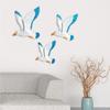 3 штуки Настенный декор «Чайка», скульптуры летящих птиц, ручная работа из смолы, 3D-украшения