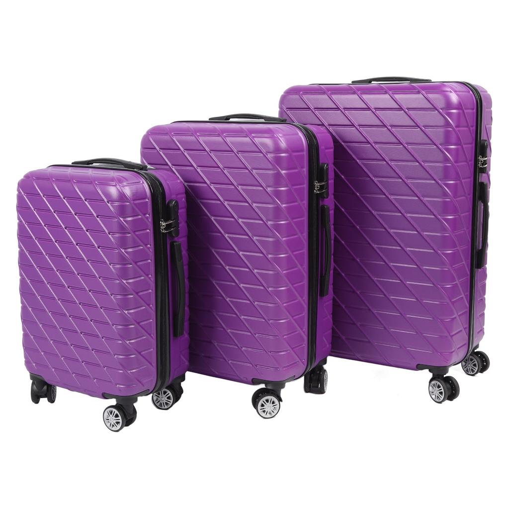 Комплект из 3 предметов багажа, легкий чемодан с жестким корпусом и замком TSA, грузоподъемность 150 кг
