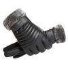 Gloves Winter Men's Fleece Warm Gloves Outdoor Riding Motorcycle PU Touch Screen Cotton Gloves