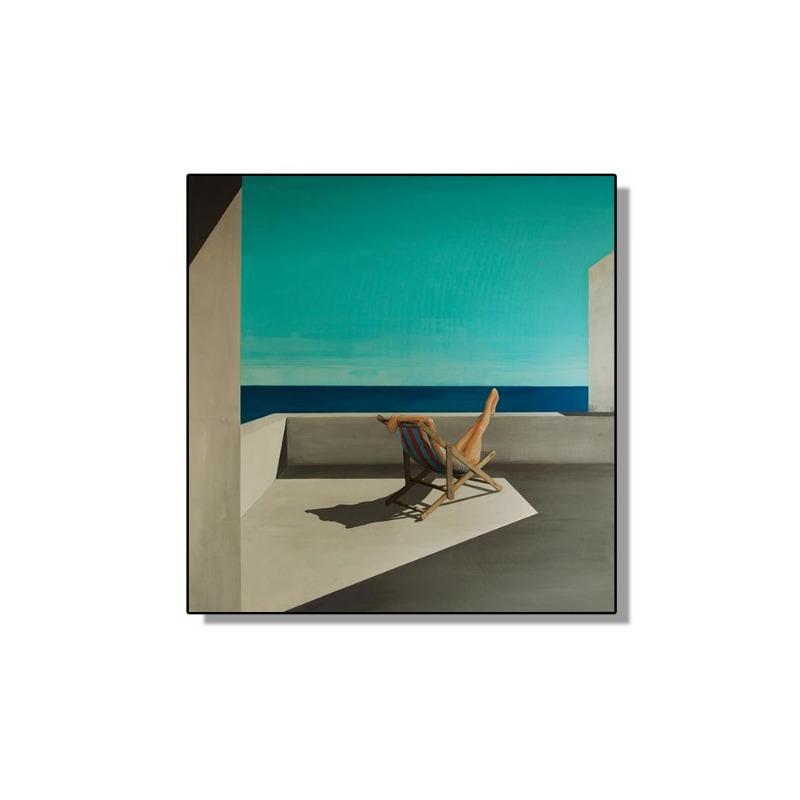 Известный Дэвид Хокни абстрактный пейзаж постер холст картина бассейн океан окно настенное искусство для гостиной домашний декор