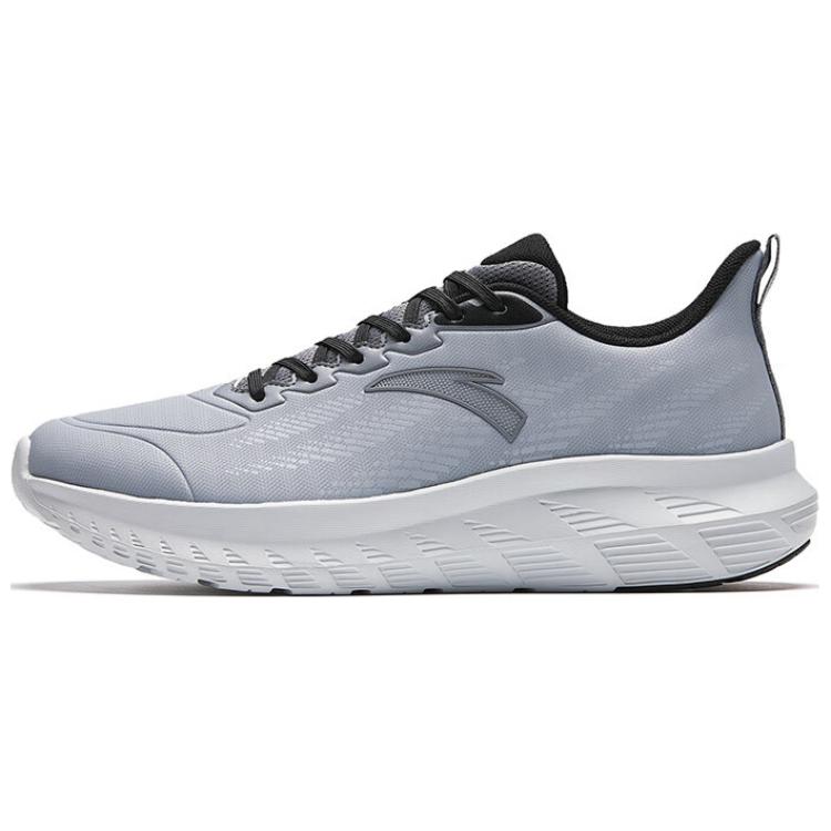 Anta Lightweight Cloud Comfortable Simple Non-Slip Wear-Resistant Low-Top Casual Running Shoes Men Sneaker Gray 112345530-5