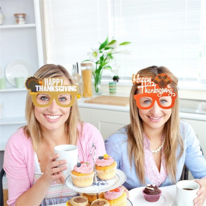 Турция Очки С Днем Благодарения Очки Украшения Праздника Урожая Товары для Вечеринки Для Дома Школьных Мероприятий