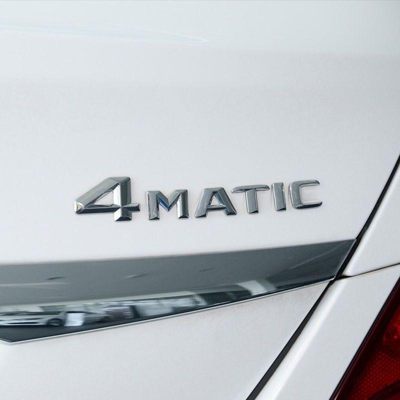 D81pcs Car Badge Rear Trunk Body Sticker Emblem Decoration For Mercedes Benz AMG 4MATIC E43 E63 E63S C63 C635 GLE350 GLE GLC E320L