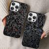 Чехол для телефона Fundas из кованого карбона для IPhone 17 16 15 14 11 12 13 Pro Max Pro Plus Цветная серебристая крышка