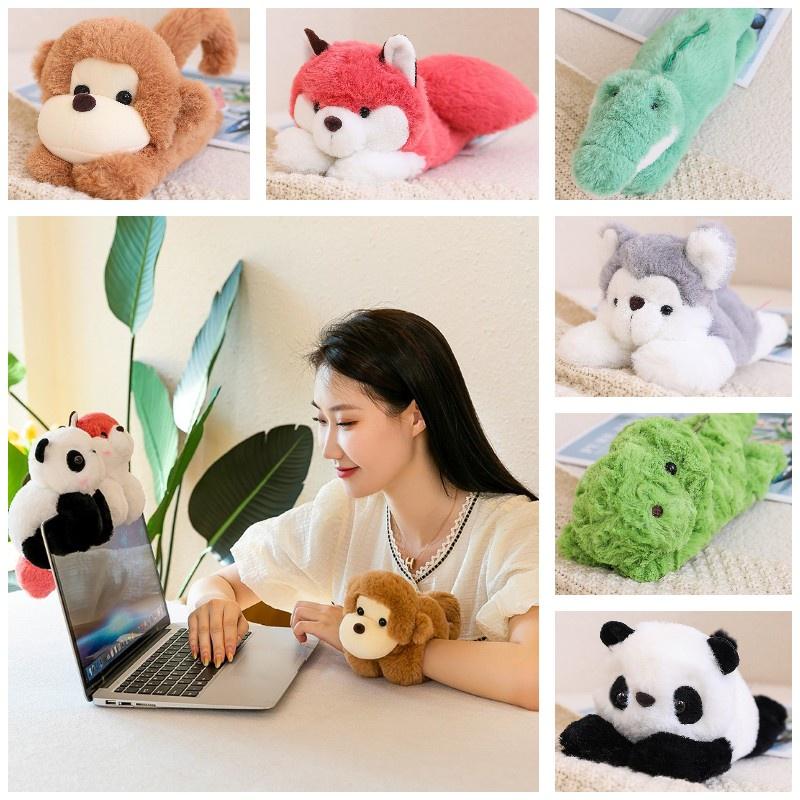 Soft And Fuzzy Panda Monkey Clap Bracelet Plush Toy Wristband For Children 78 Characters