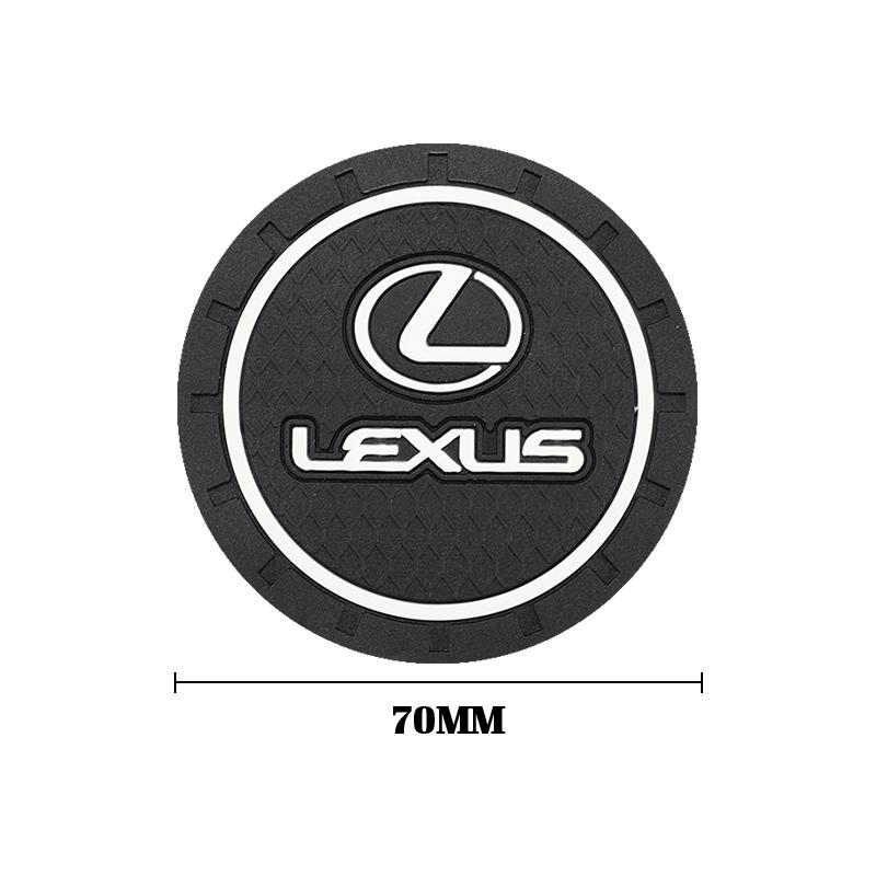 2026 Hot Interior Stickers 2Pcs Car Silicone Coaster Pad Non-Slip Water Cup Holder For Lexus RX300 IS200 IS250 ES350 Ct200h UX25