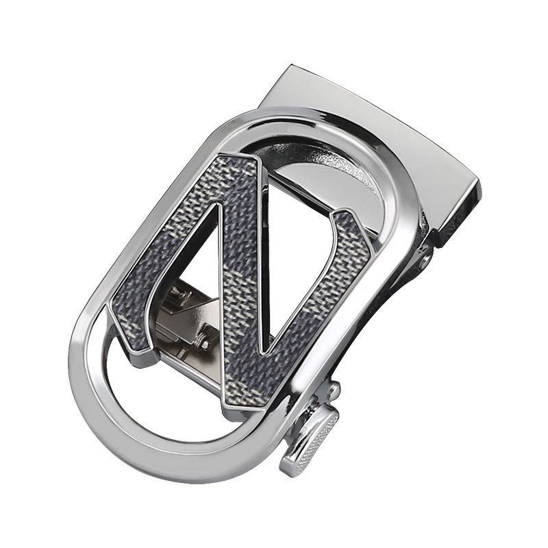 Клетчатый флаг Пряжка для автоматического кожаного ремня из цинкового сплава